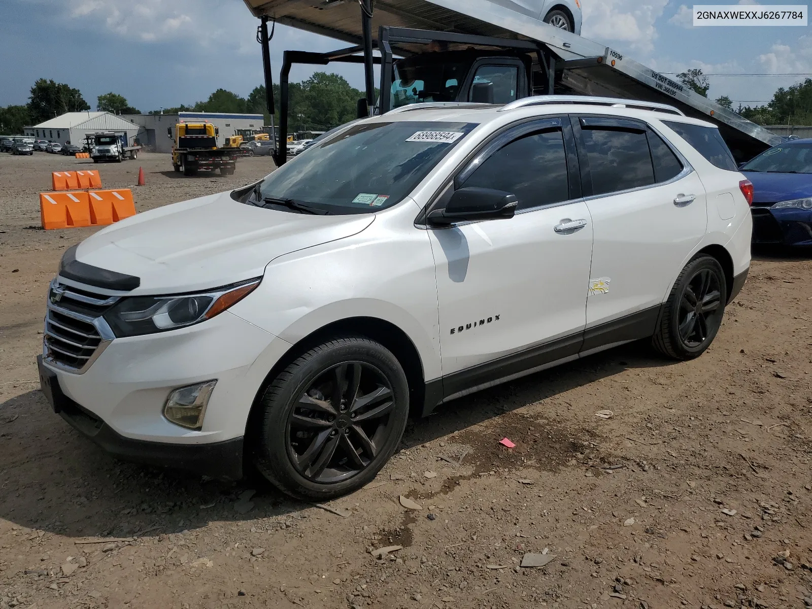 2018 Chevrolet Equinox Premier VIN: 2GNAXWEXXJ6267784 Lot: 68968594