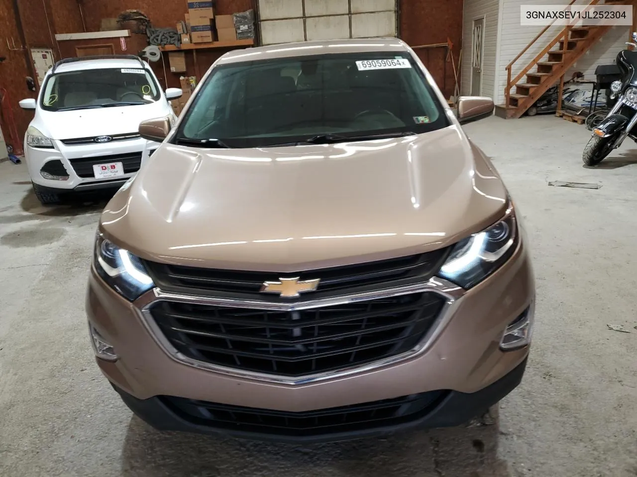 2018 Chevrolet Equinox Lt VIN: 3GNAXSEV1JL252304 Lot: 69059064