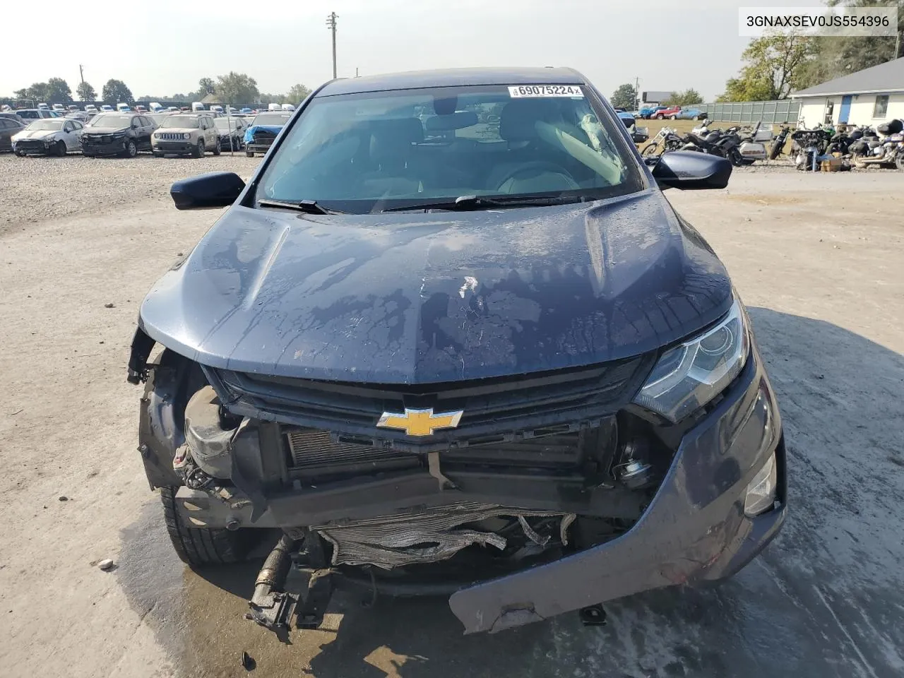 2018 Chevrolet Equinox Lt VIN: 3GNAXSEV0JS554396 Lot: 69075224