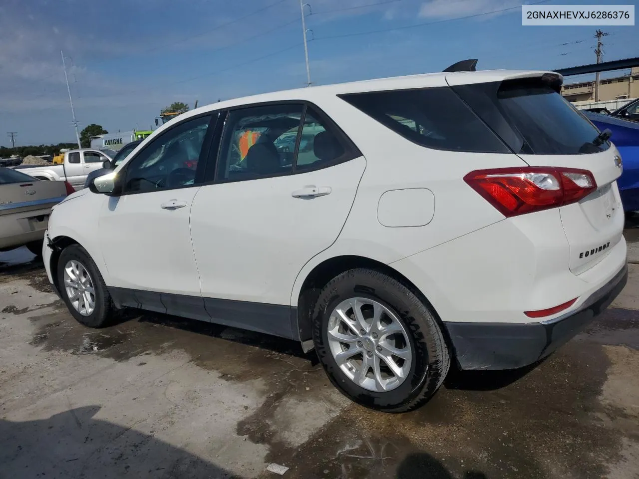 2018 Chevrolet Equinox Ls VIN: 2GNAXHEVXJ6286376 Lot: 69104924