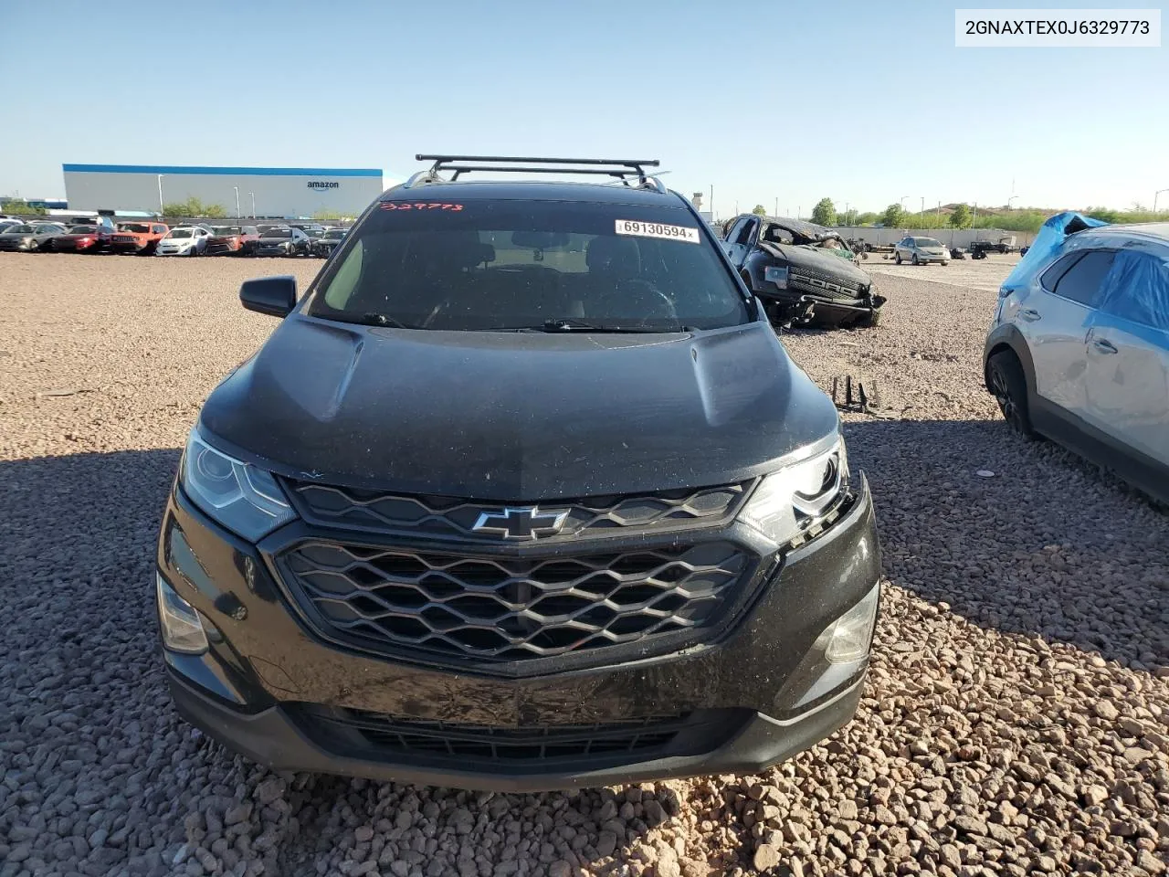 2018 Chevrolet Equinox Lt VIN: 2GNAXTEX0J6329773 Lot: 69130594