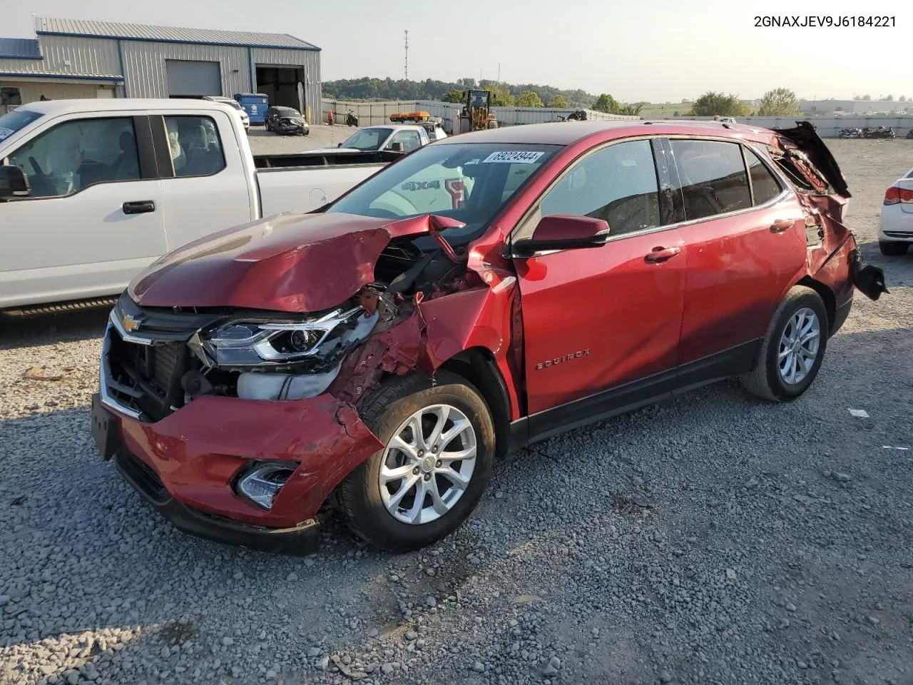 2018 Chevrolet Equinox Lt VIN: 2GNAXJEV9J6184221 Lot: 69224944