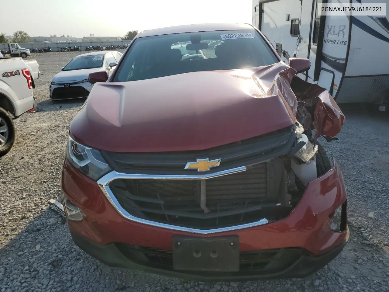 2018 Chevrolet Equinox Lt VIN: 2GNAXJEV9J6184221 Lot: 69224944