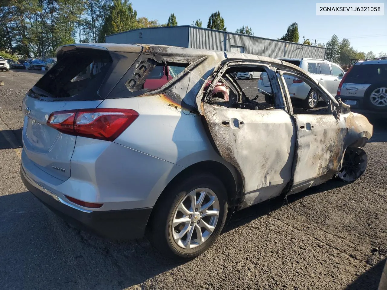 2018 Chevrolet Equinox Lt VIN: 2GNAXSEV1J6321058 Lot: 69293334