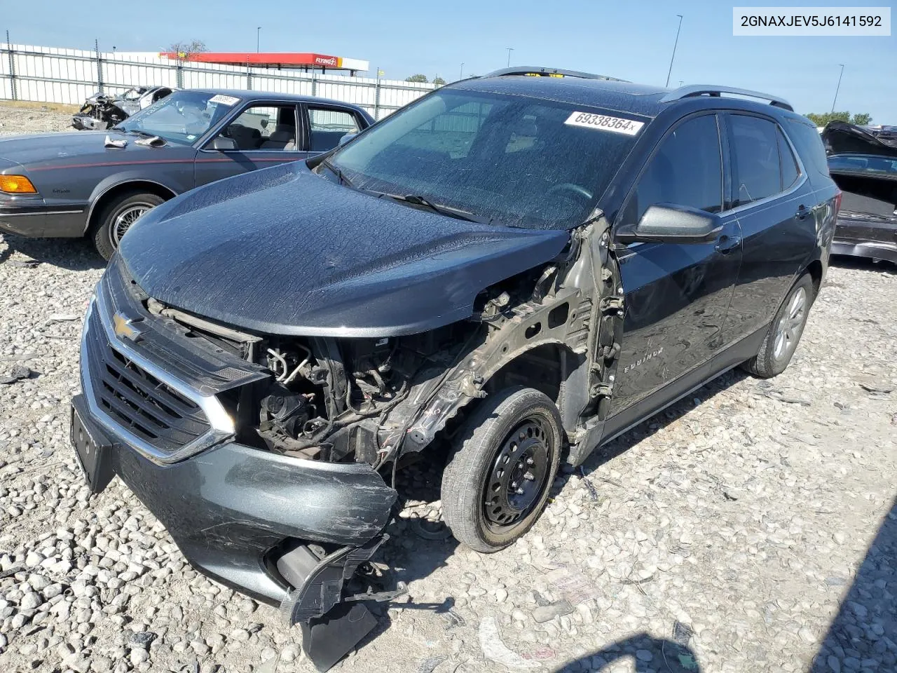 2018 Chevrolet Equinox Lt VIN: 2GNAXJEV5J6141592 Lot: 69338364