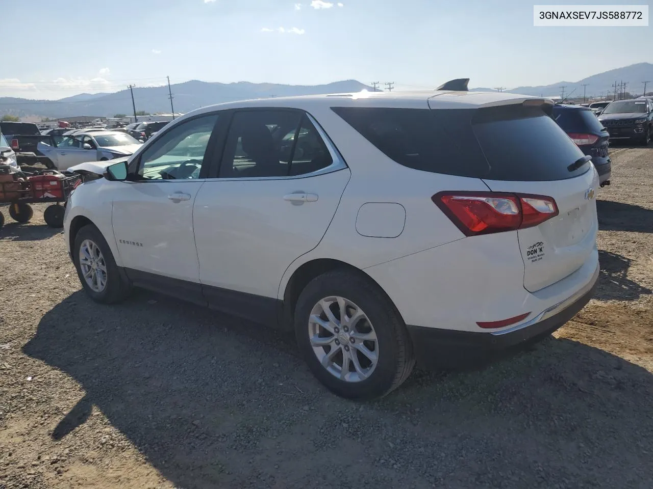 2018 Chevrolet Equinox Lt VIN: 3GNAXSEV7JS588772 Lot: 69422374