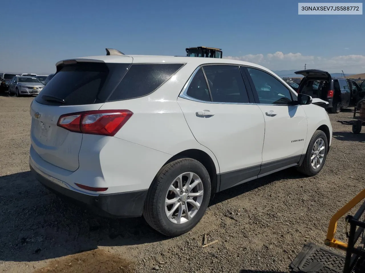 2018 Chevrolet Equinox Lt VIN: 3GNAXSEV7JS588772 Lot: 69422374