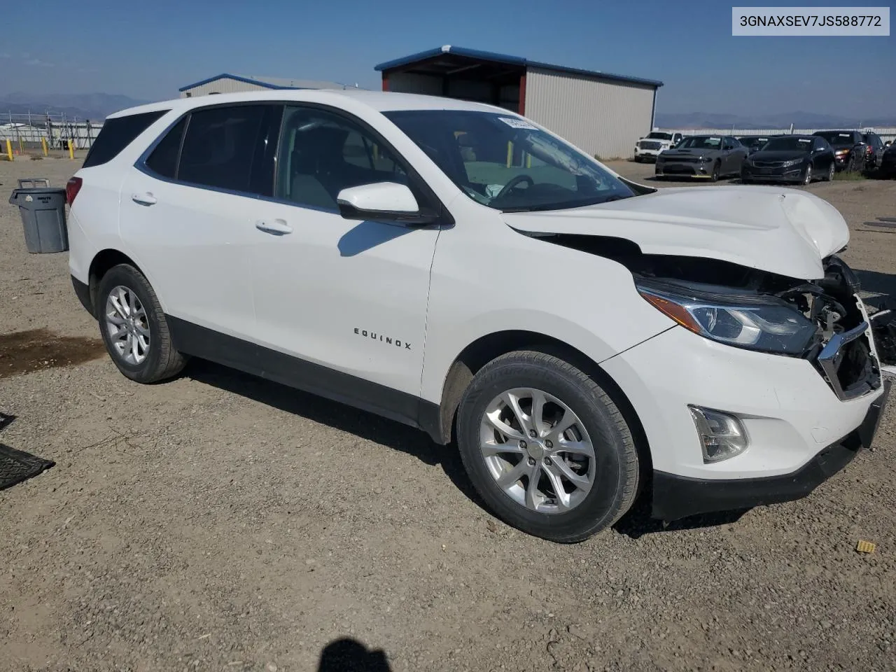 2018 Chevrolet Equinox Lt VIN: 3GNAXSEV7JS588772 Lot: 69422374