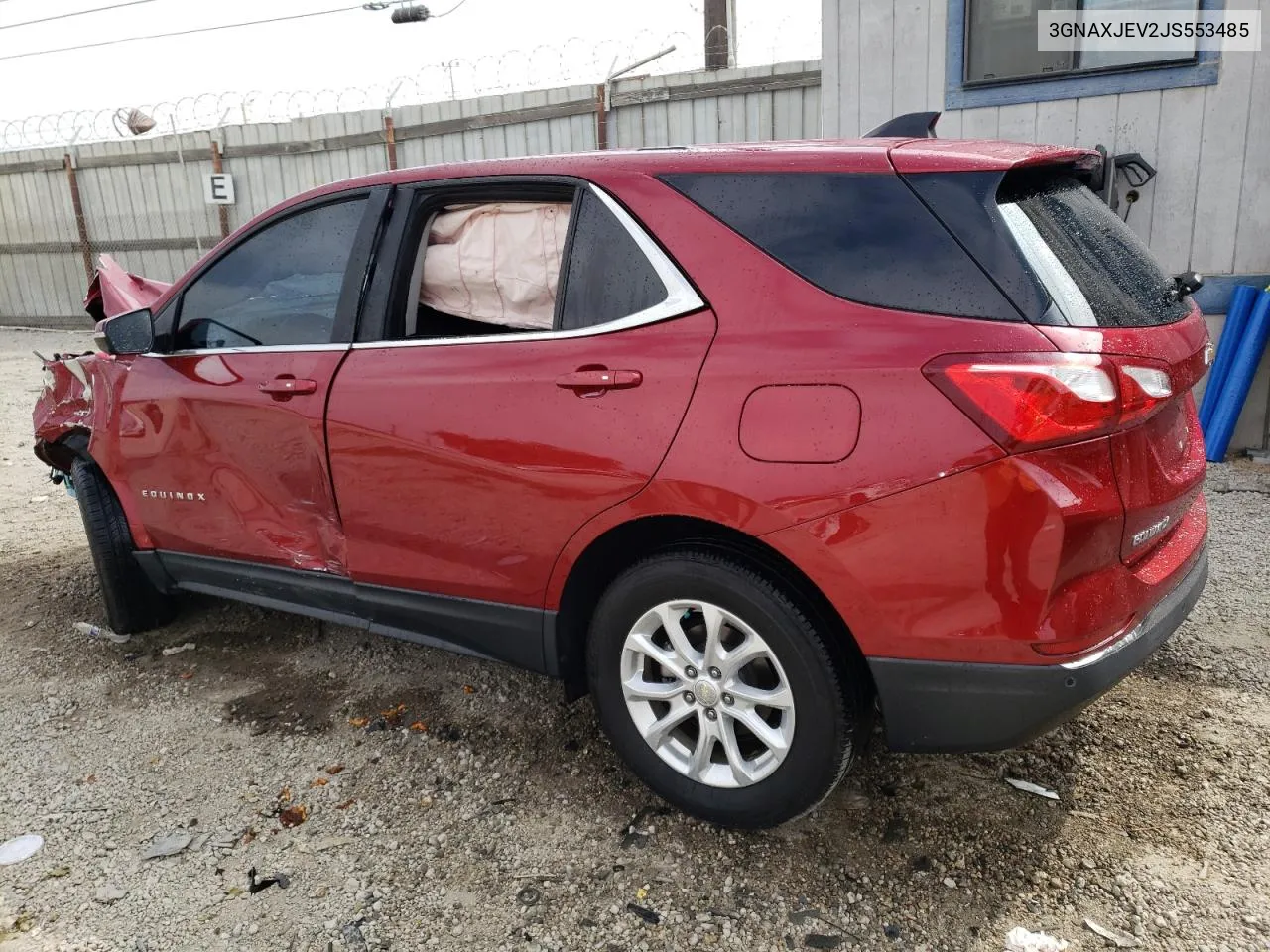 2018 Chevrolet Equinox Lt VIN: 3GNAXJEV2JS553485 Lot: 69512224