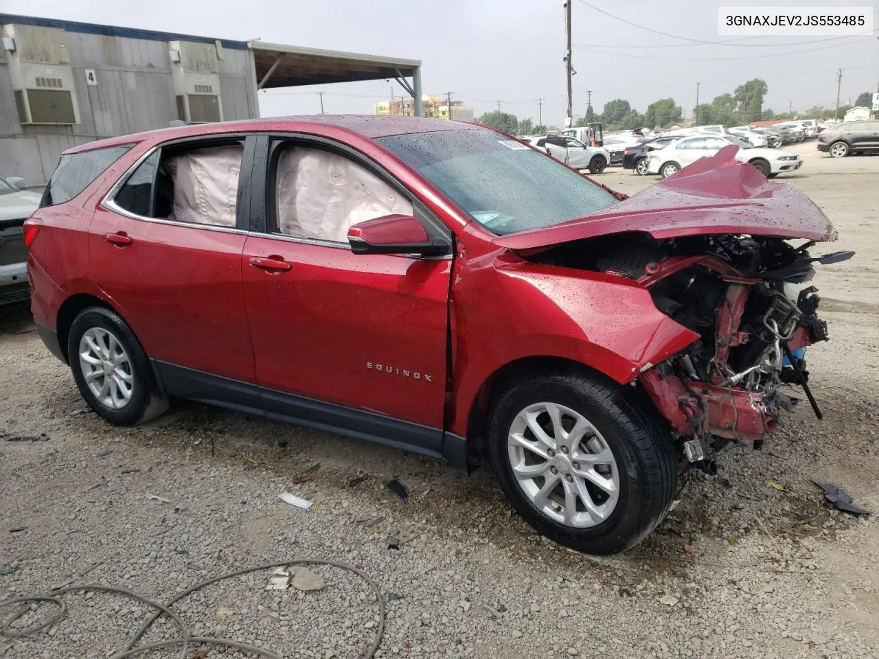 2018 Chevrolet Equinox Lt VIN: 3GNAXJEV2JS553485 Lot: 69512224