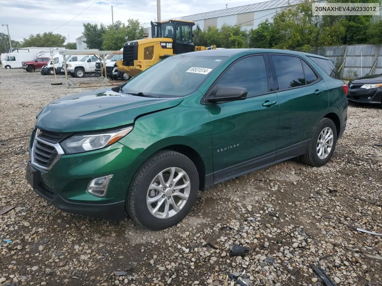 2018 Chevrolet Equinox Ls VIN: 2GNAXHEV4J6233012 Lot: 69531514