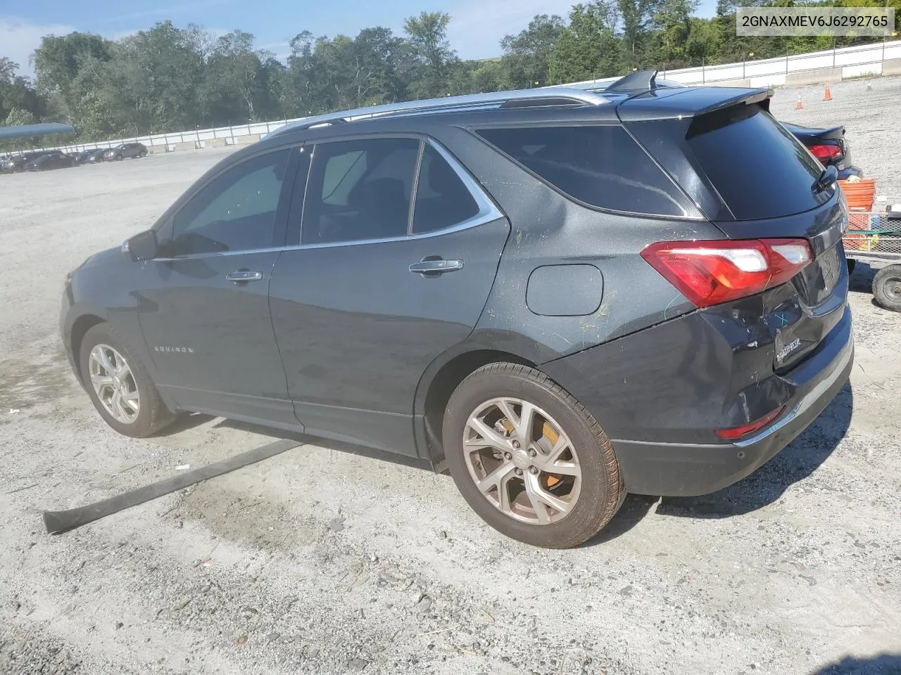 2018 Chevrolet Equinox Premier VIN: 2GNAXMEV6J6292765 Lot: 69766714