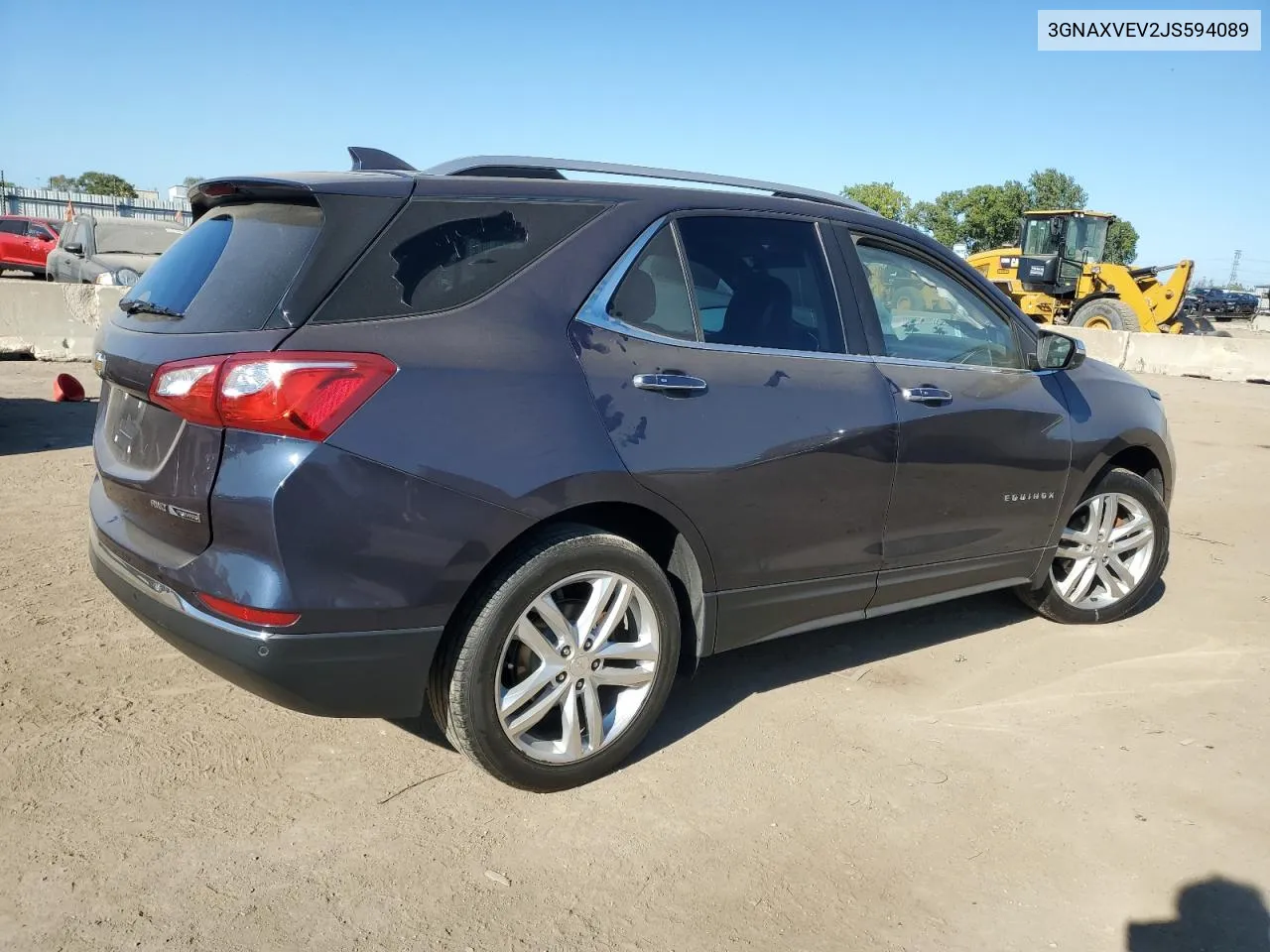 2018 Chevrolet Equinox Premier VIN: 3GNAXVEV2JS594089 Lot: 69786834