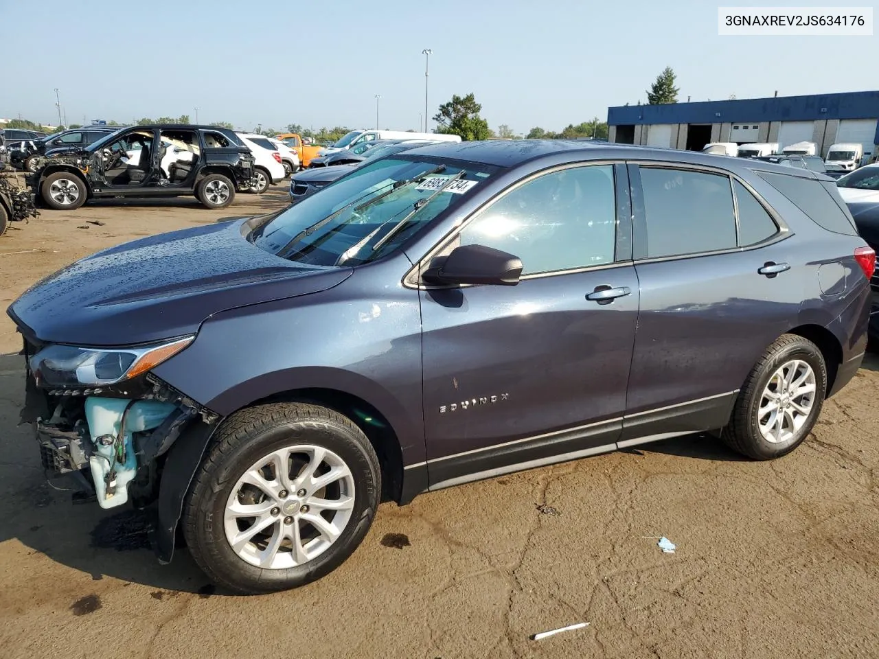 2018 Chevrolet Equinox Ls VIN: 3GNAXREV2JS634176 Lot: 69830734