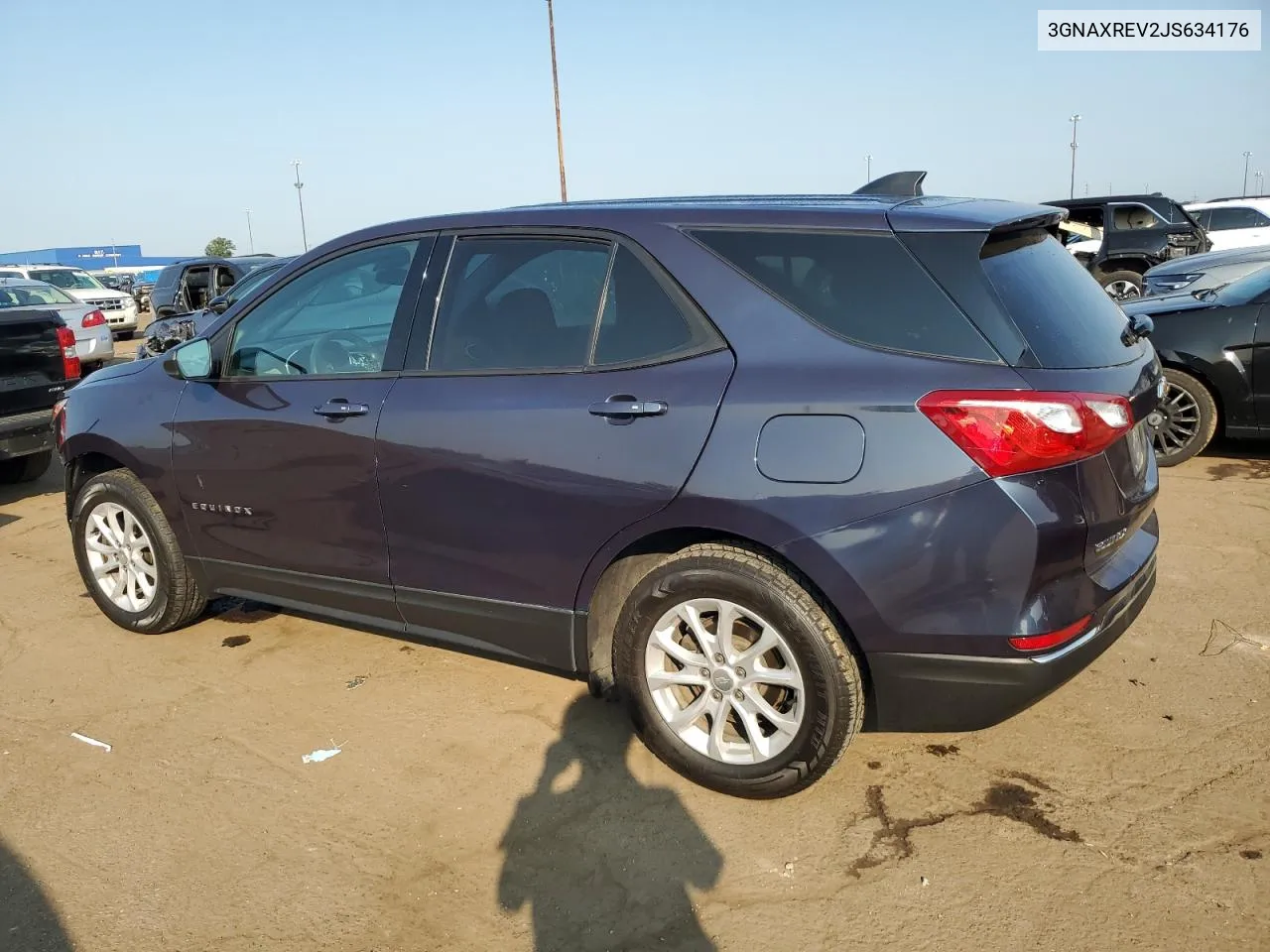 2018 Chevrolet Equinox Ls VIN: 3GNAXREV2JS634176 Lot: 69830734