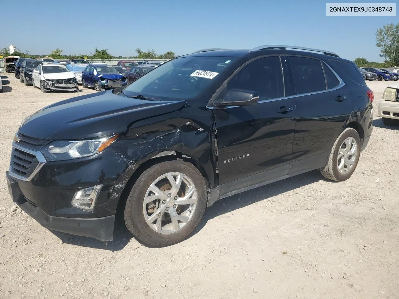 2GNAXTEX9J6348743 2018 Chevrolet Equinox Lt