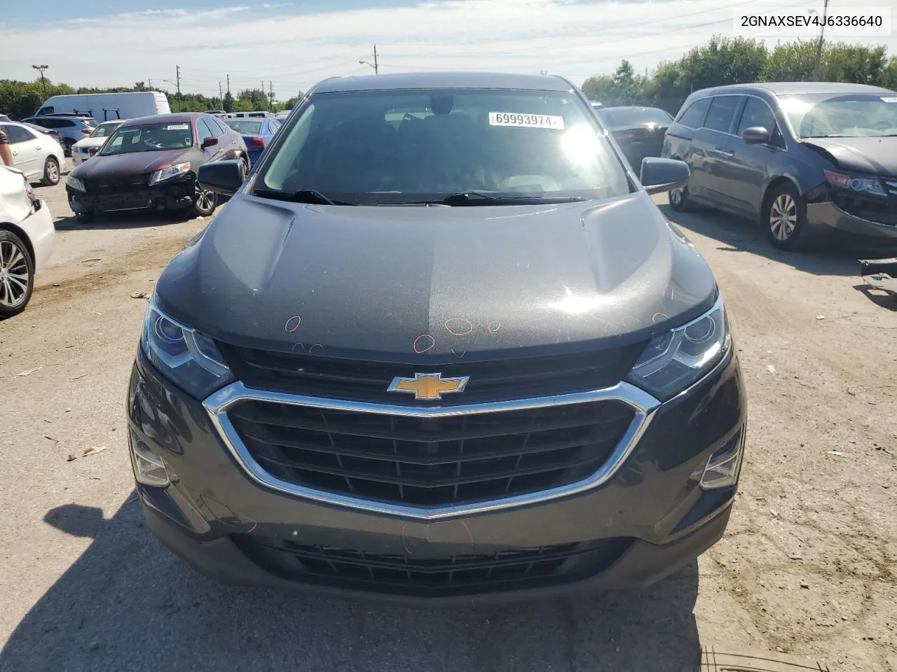 2018 Chevrolet Equinox Lt VIN: 2GNAXSEV4J6336640 Lot: 69993974