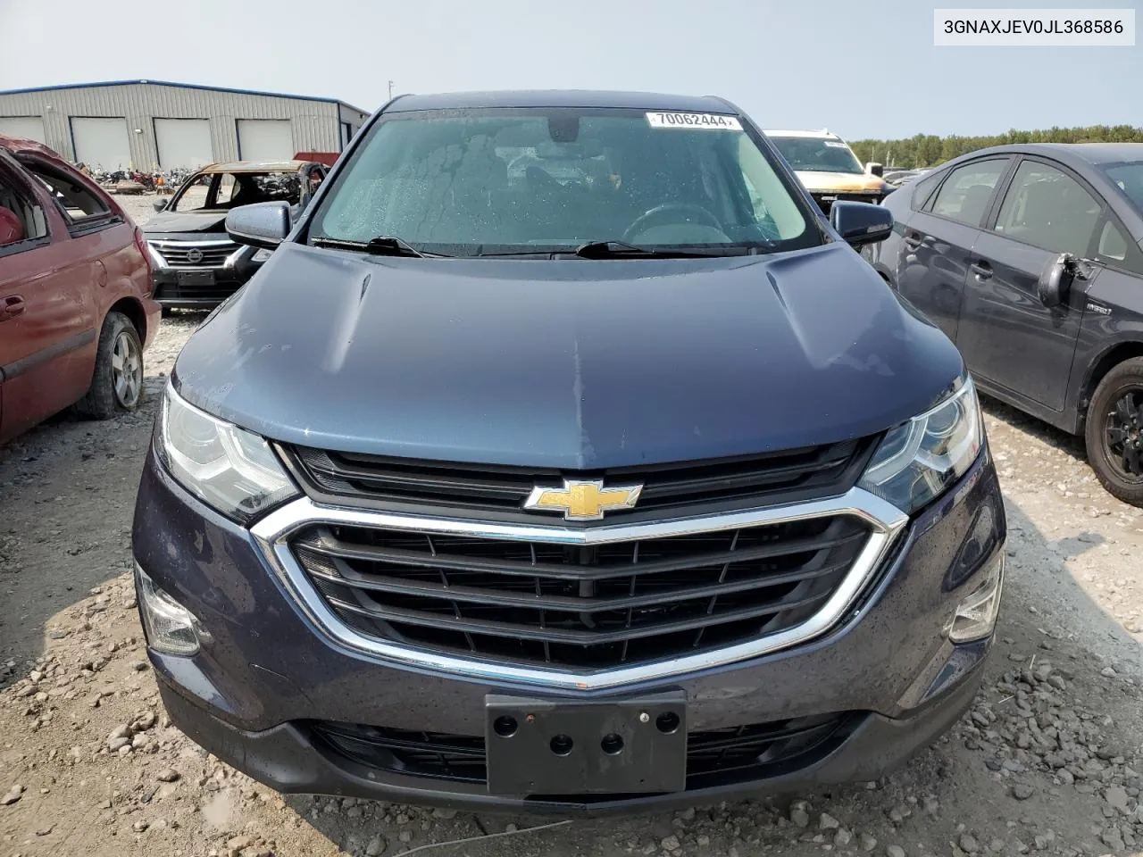 2018 Chevrolet Equinox Lt VIN: 3GNAXJEV0JL368586 Lot: 70062444