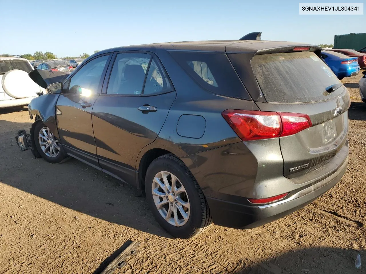 2018 Chevrolet Equinox Ls VIN: 3GNAXHEV1JL304341 Lot: 70099584