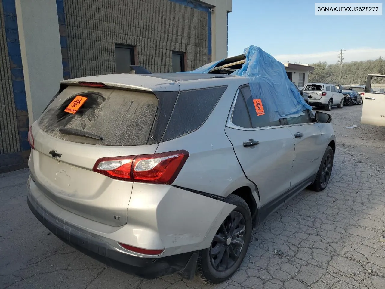 2018 Chevrolet Equinox Lt VIN: 3GNAXJEVXJS628272 Lot: 70136614