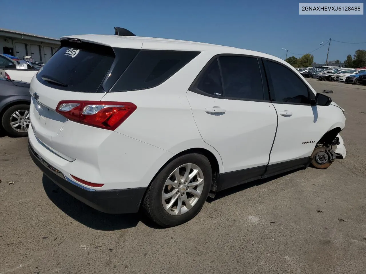 2018 Chevrolet Equinox Ls VIN: 2GNAXHEVXJ6128488 Lot: 70168174