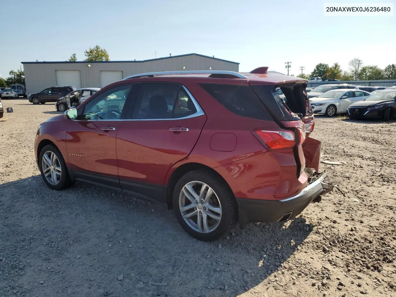 2GNAXWEX0J6236480 2018 Chevrolet Equinox Premier