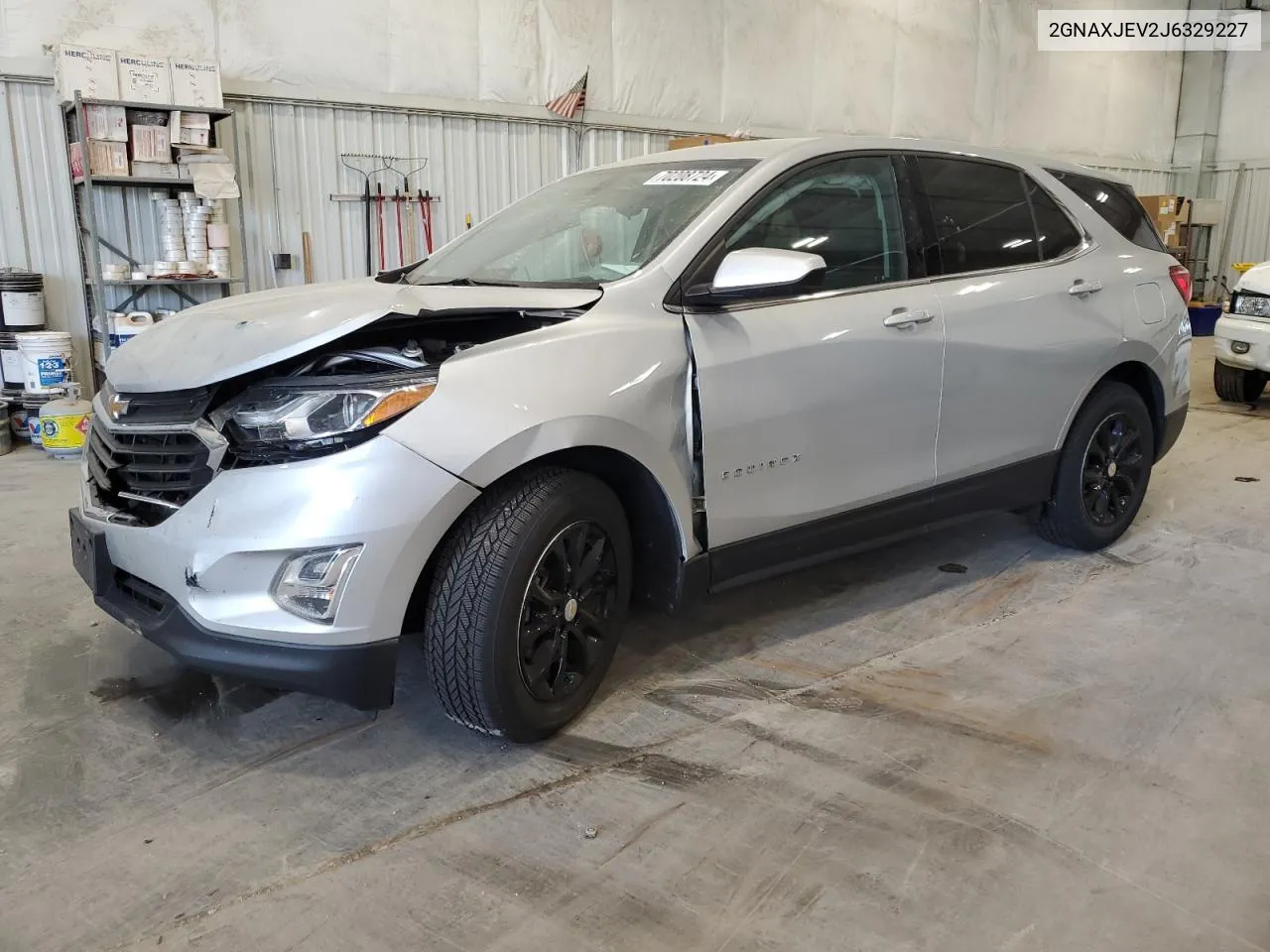 2018 Chevrolet Equinox Lt VIN: 2GNAXJEV2J6329227 Lot: 70208724