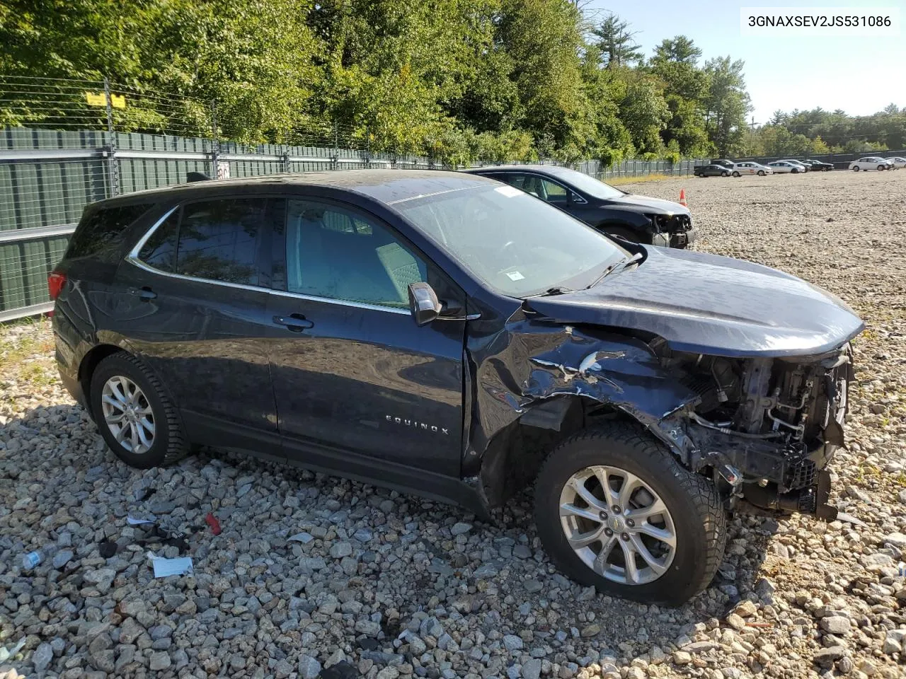 3GNAXSEV2JS531086 2018 Chevrolet Equinox Lt