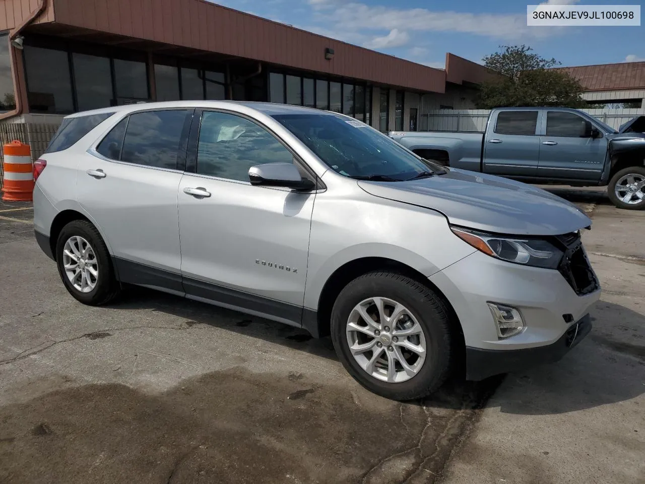 2018 Chevrolet Equinox Lt VIN: 3GNAXJEV9JL100698 Lot: 70238694