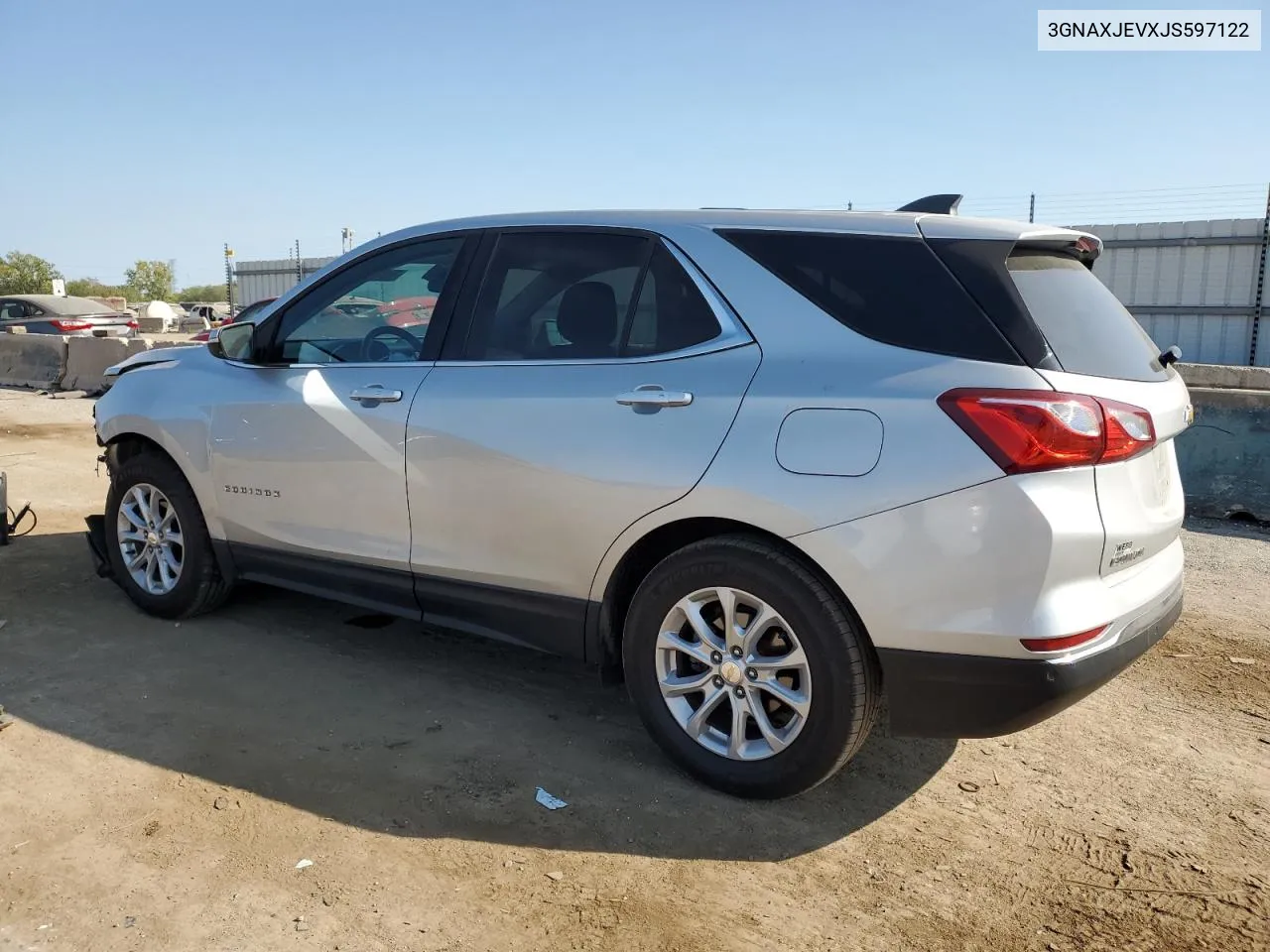 2018 Chevrolet Equinox Lt VIN: 3GNAXJEVXJS597122 Lot: 70319674