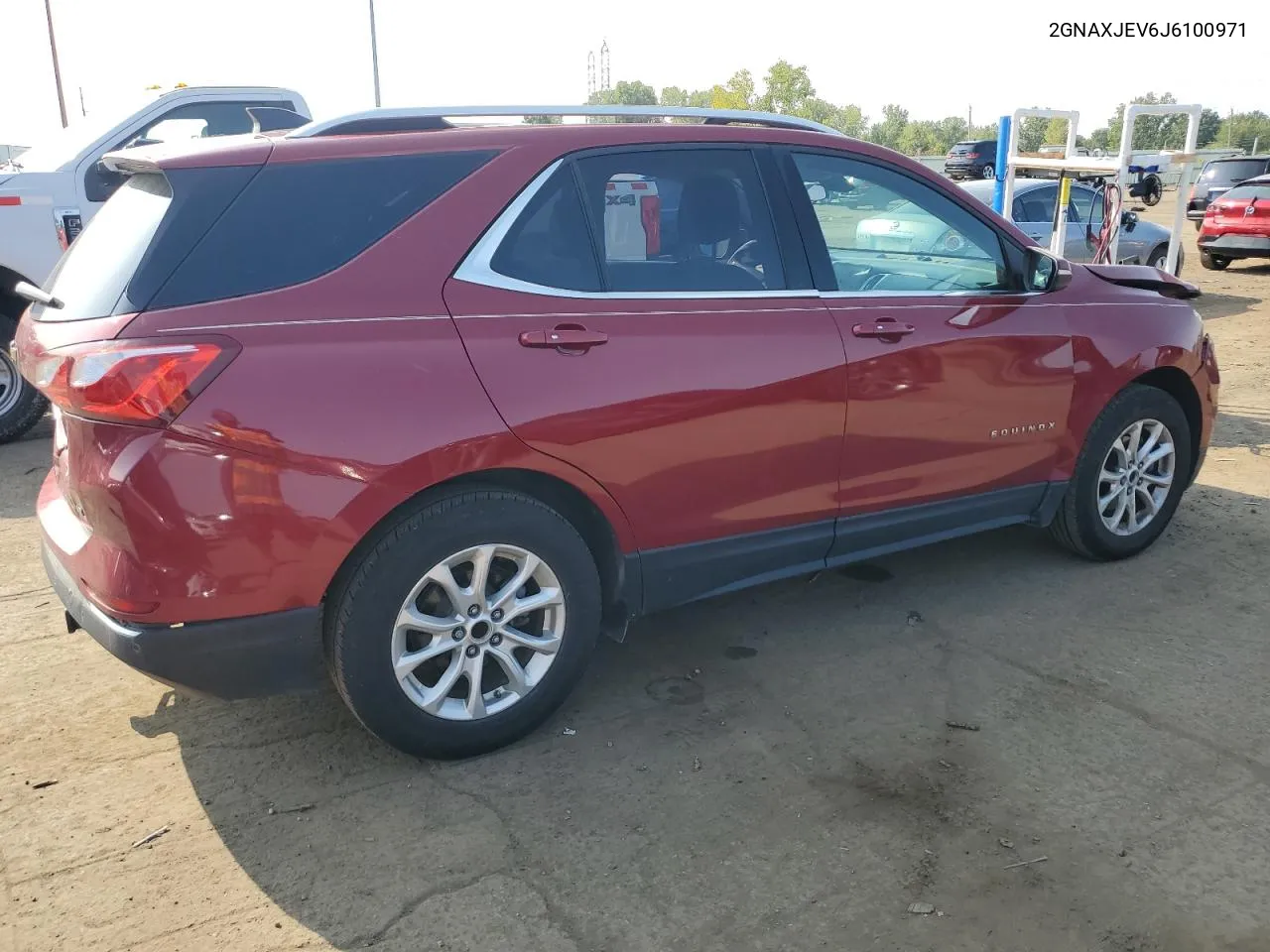 2018 Chevrolet Equinox Lt VIN: 2GNAXJEV6J6100971 Lot: 70388124