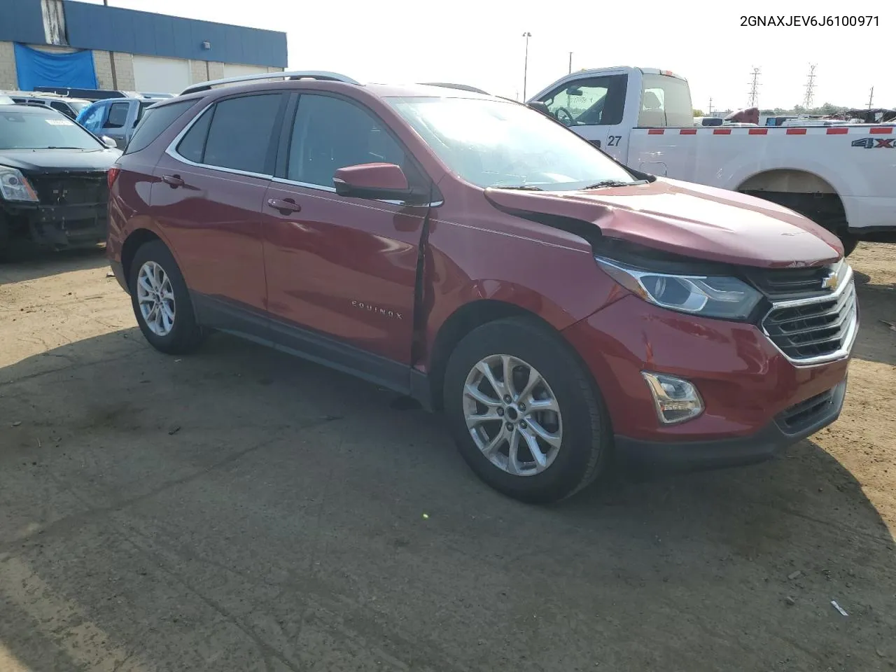 2018 Chevrolet Equinox Lt VIN: 2GNAXJEV6J6100971 Lot: 70388124