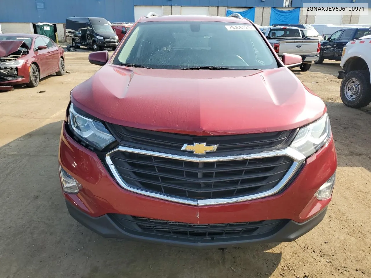 2018 Chevrolet Equinox Lt VIN: 2GNAXJEV6J6100971 Lot: 70388124