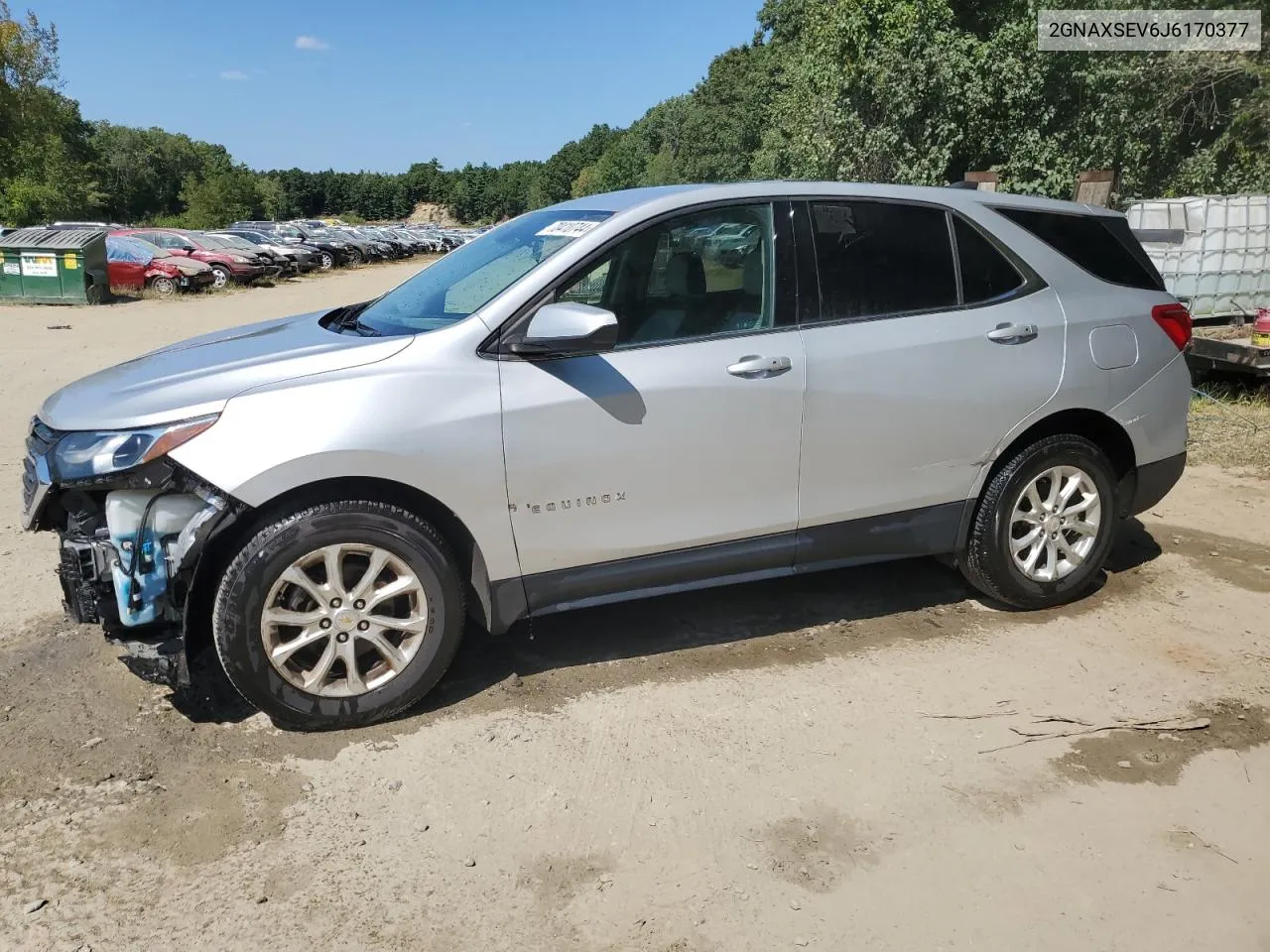 2GNAXSEV6J6170377 2018 Chevrolet Equinox Lt