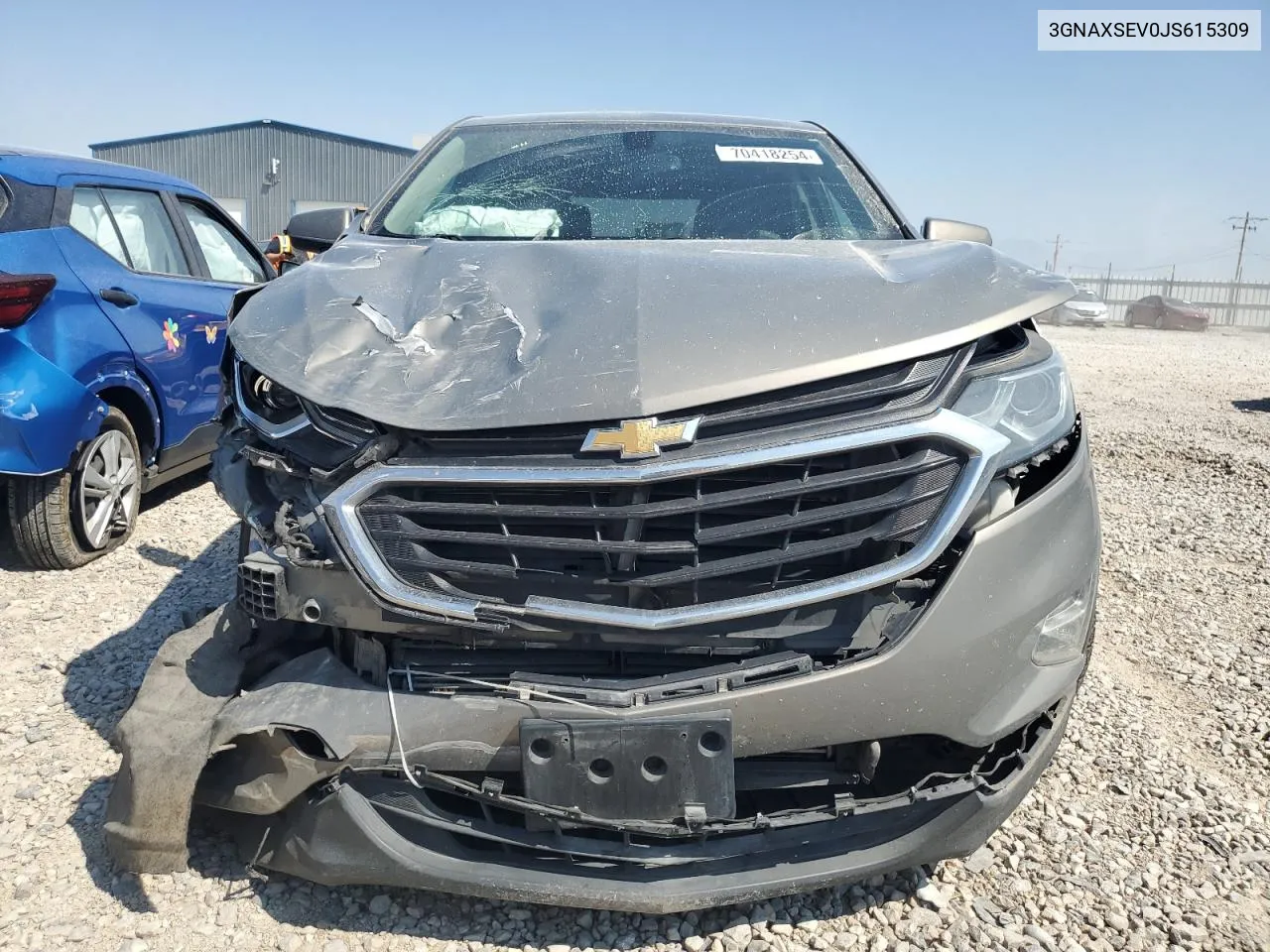 2018 Chevrolet Equinox Lt VIN: 3GNAXSEV0JS615309 Lot: 70418254