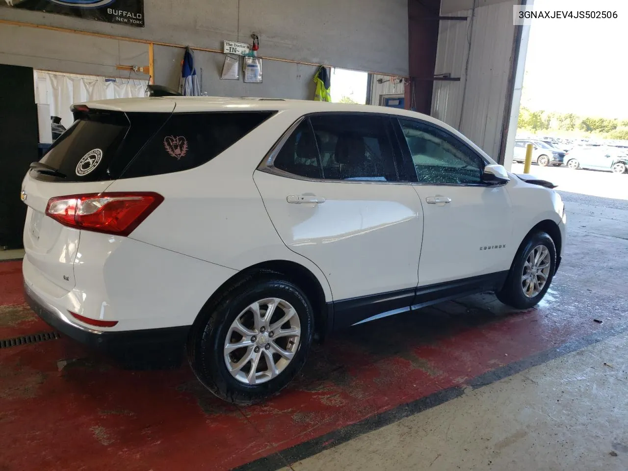 2018 Chevrolet Equinox Lt VIN: 3GNAXJEV4JS502506 Lot: 70424674