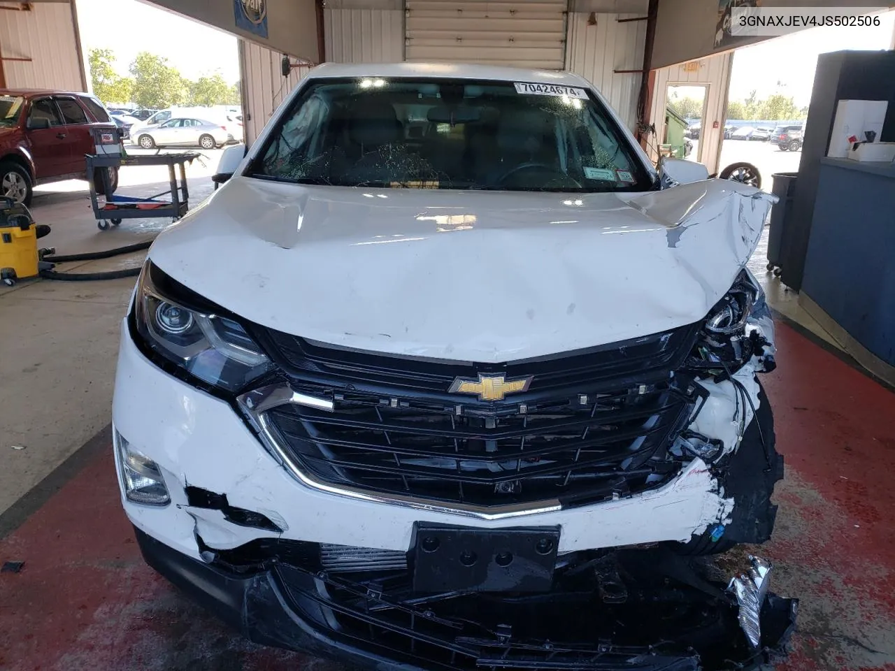 2018 Chevrolet Equinox Lt VIN: 3GNAXJEV4JS502506 Lot: 70424674