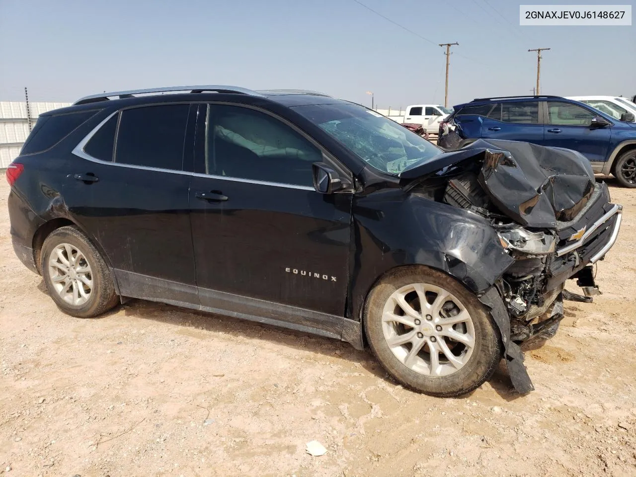 2GNAXJEV0J6148627 2018 Chevrolet Equinox Lt