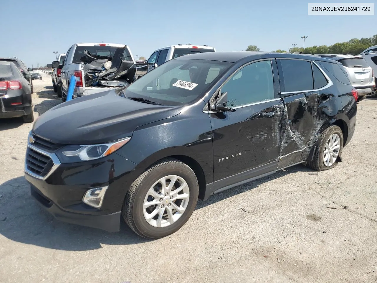 2GNAXJEV2J6241729 2018 Chevrolet Equinox Lt