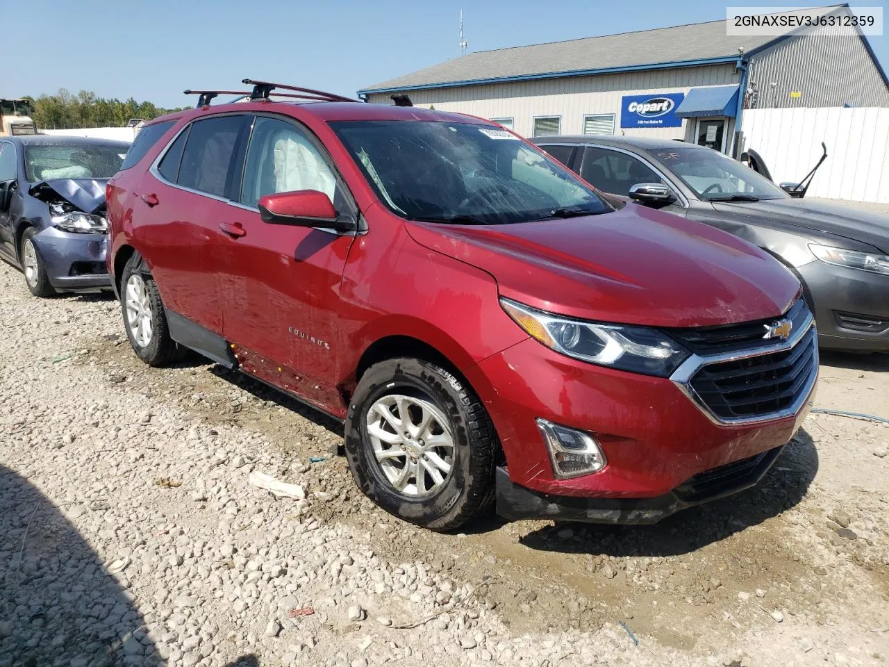 2018 Chevrolet Equinox Lt VIN: 2GNAXSEV3J6312359 Lot: 70592704