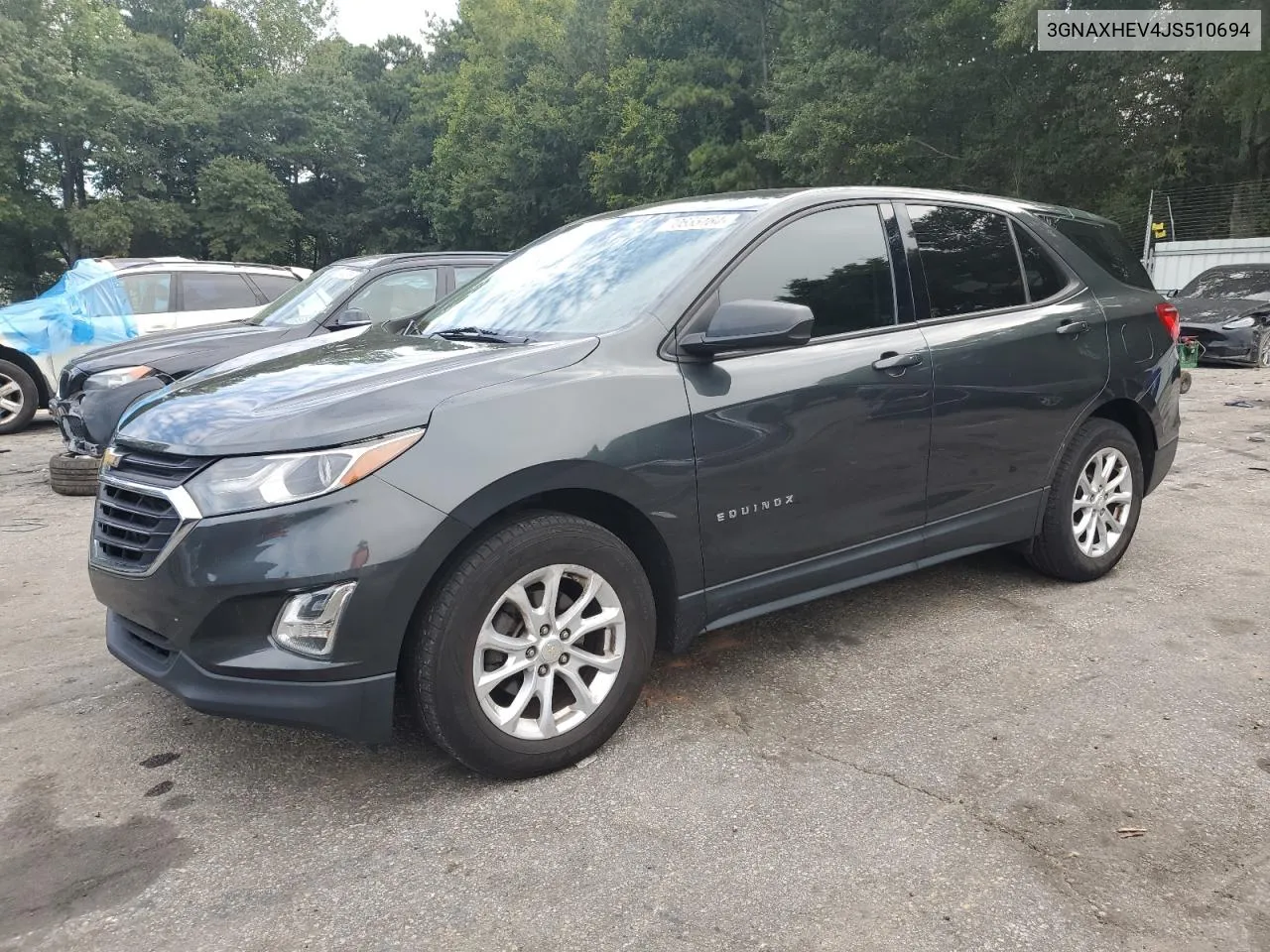 2018 Chevrolet Equinox Ls VIN: 3GNAXHEV4JS510694 Lot: 70665164