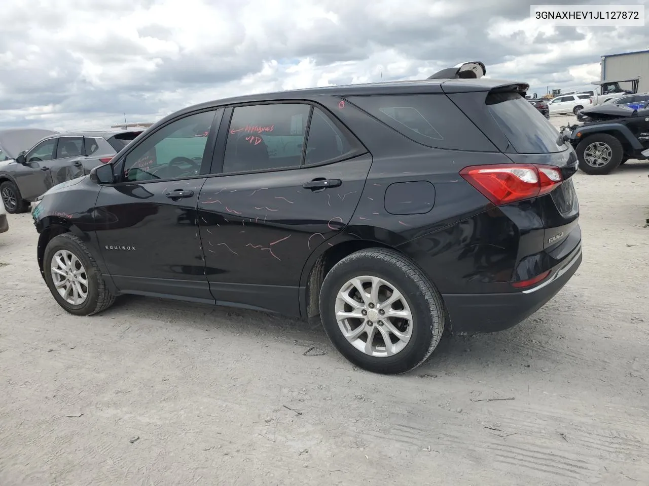 2018 Chevrolet Equinox Ls VIN: 3GNAXHEV1JL127872 Lot: 70677174