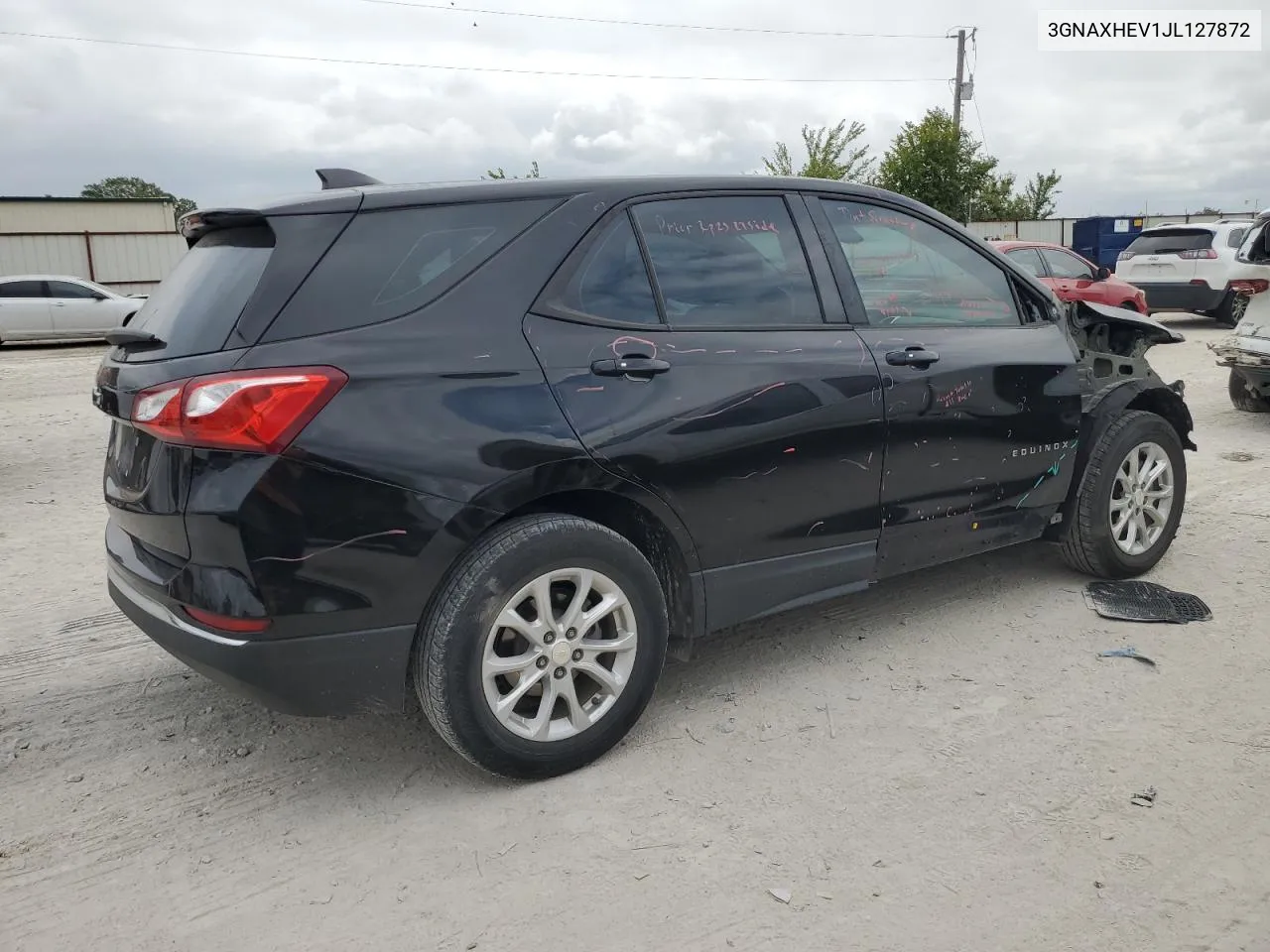 2018 Chevrolet Equinox Ls VIN: 3GNAXHEV1JL127872 Lot: 70677174