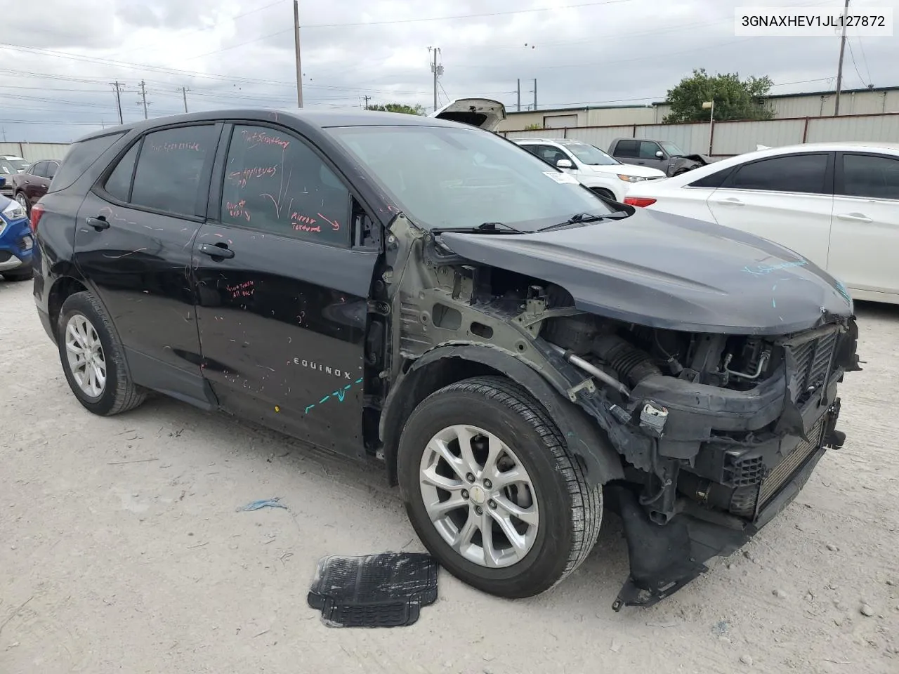 2018 Chevrolet Equinox Ls VIN: 3GNAXHEV1JL127872 Lot: 70677174