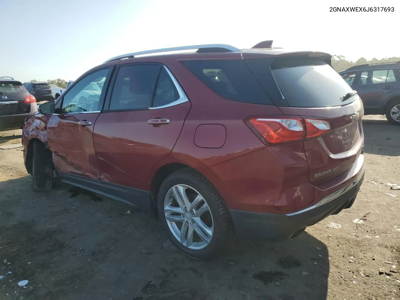 2GNAXWEX6J6317693 2018 Chevrolet Equinox Premier