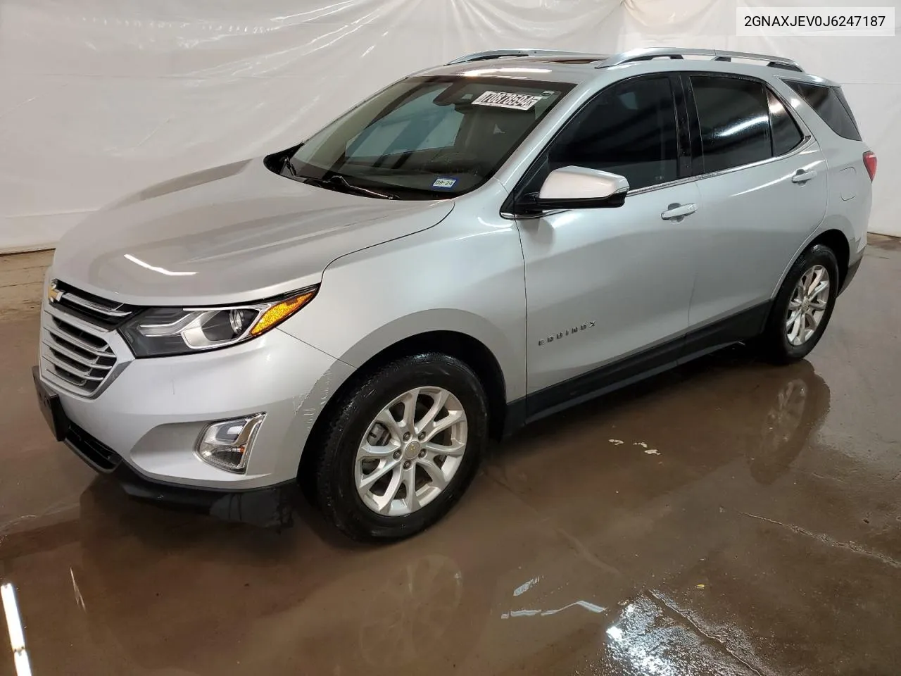 2018 Chevrolet Equinox Lt VIN: 2GNAXJEV0J6247187 Lot: 70878594