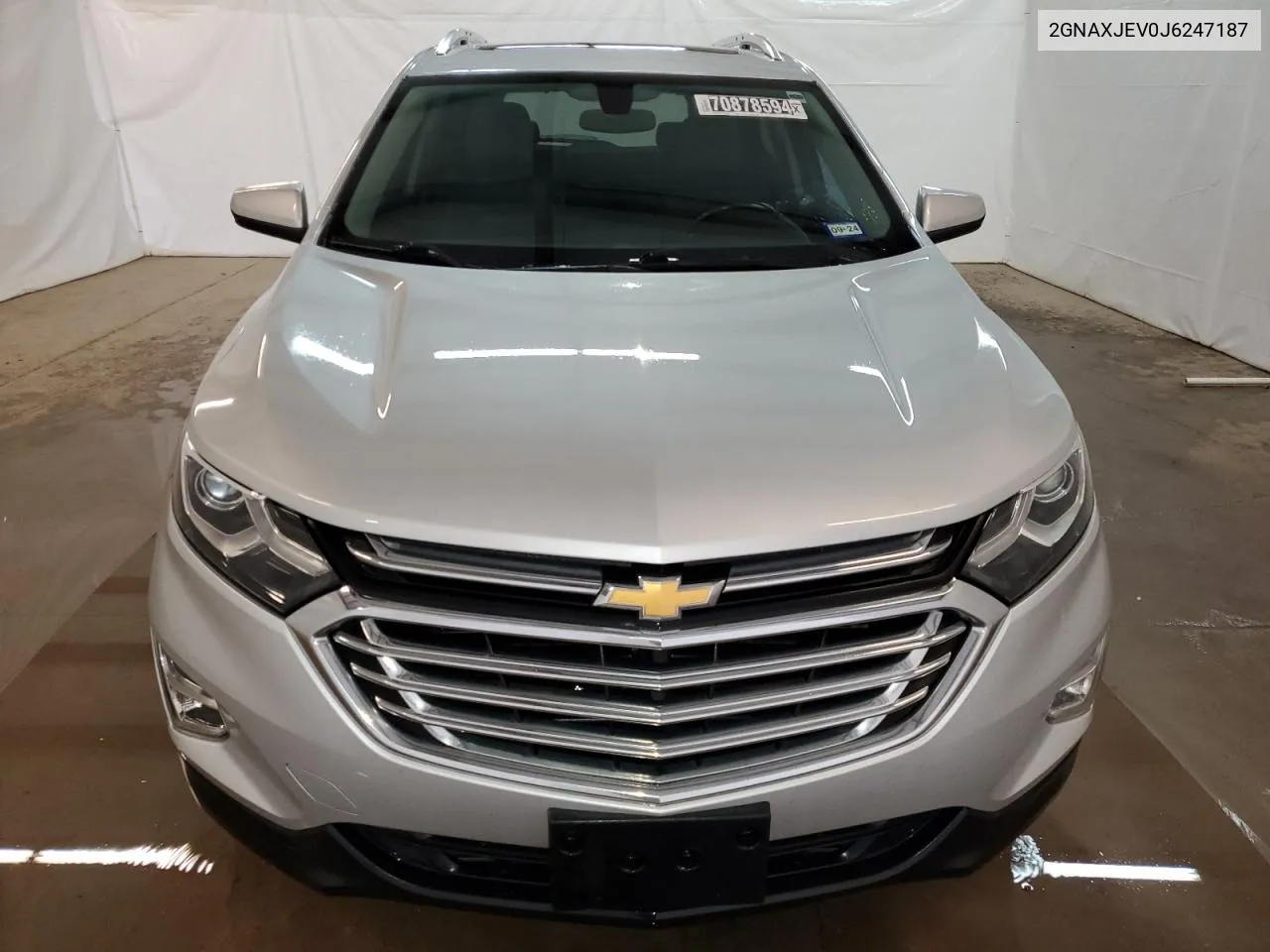 2018 Chevrolet Equinox Lt VIN: 2GNAXJEV0J6247187 Lot: 70878594