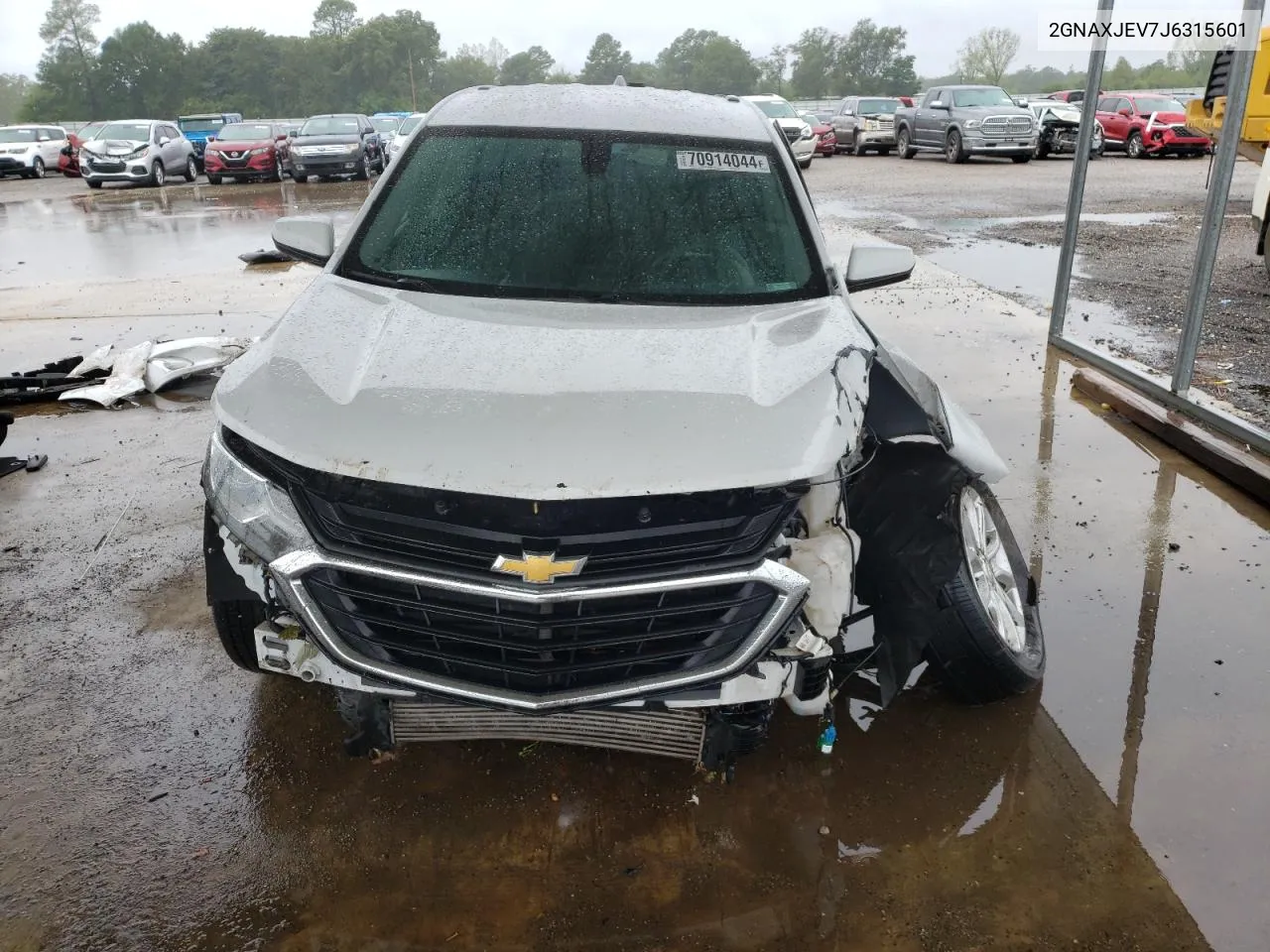 2018 Chevrolet Equinox Lt VIN: 2GNAXJEV7J6315601 Lot: 70914044