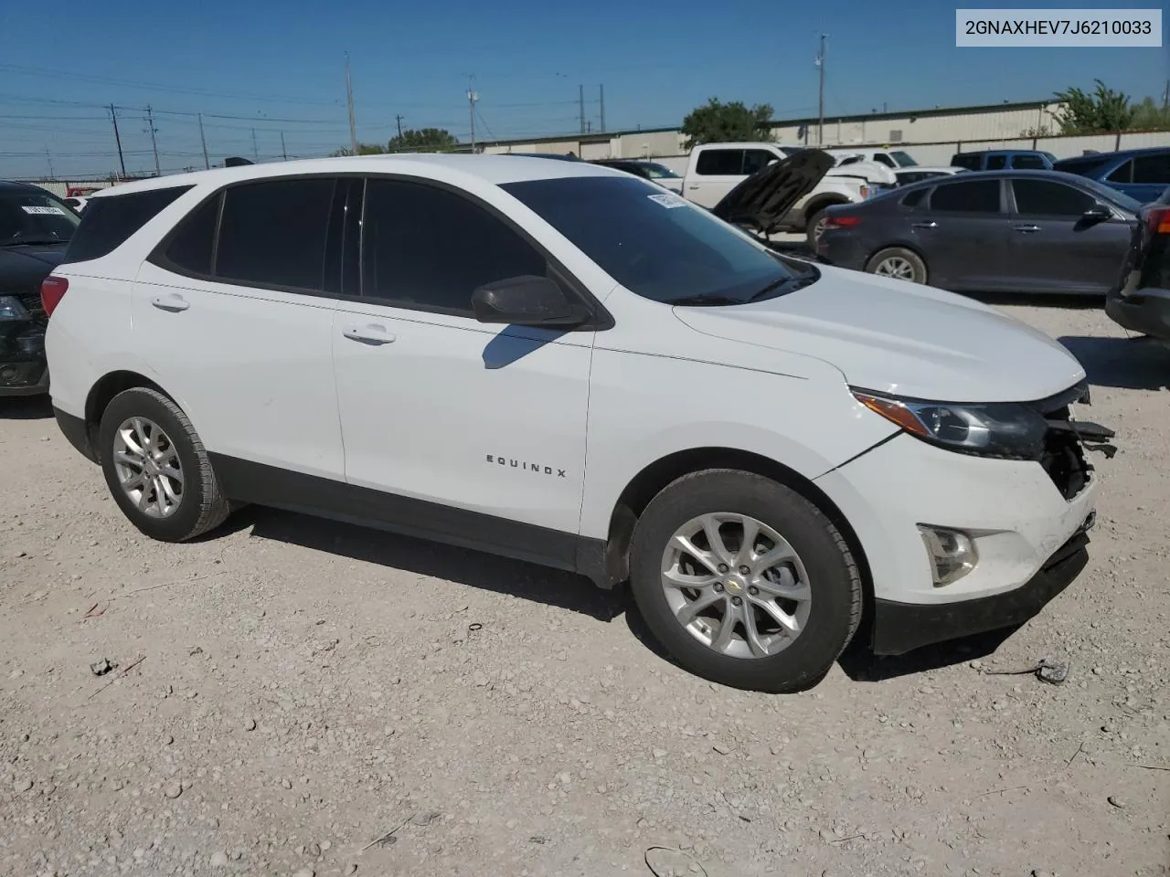 2018 Chevrolet Equinox Ls VIN: 2GNAXHEV7J6210033 Lot: 70958714