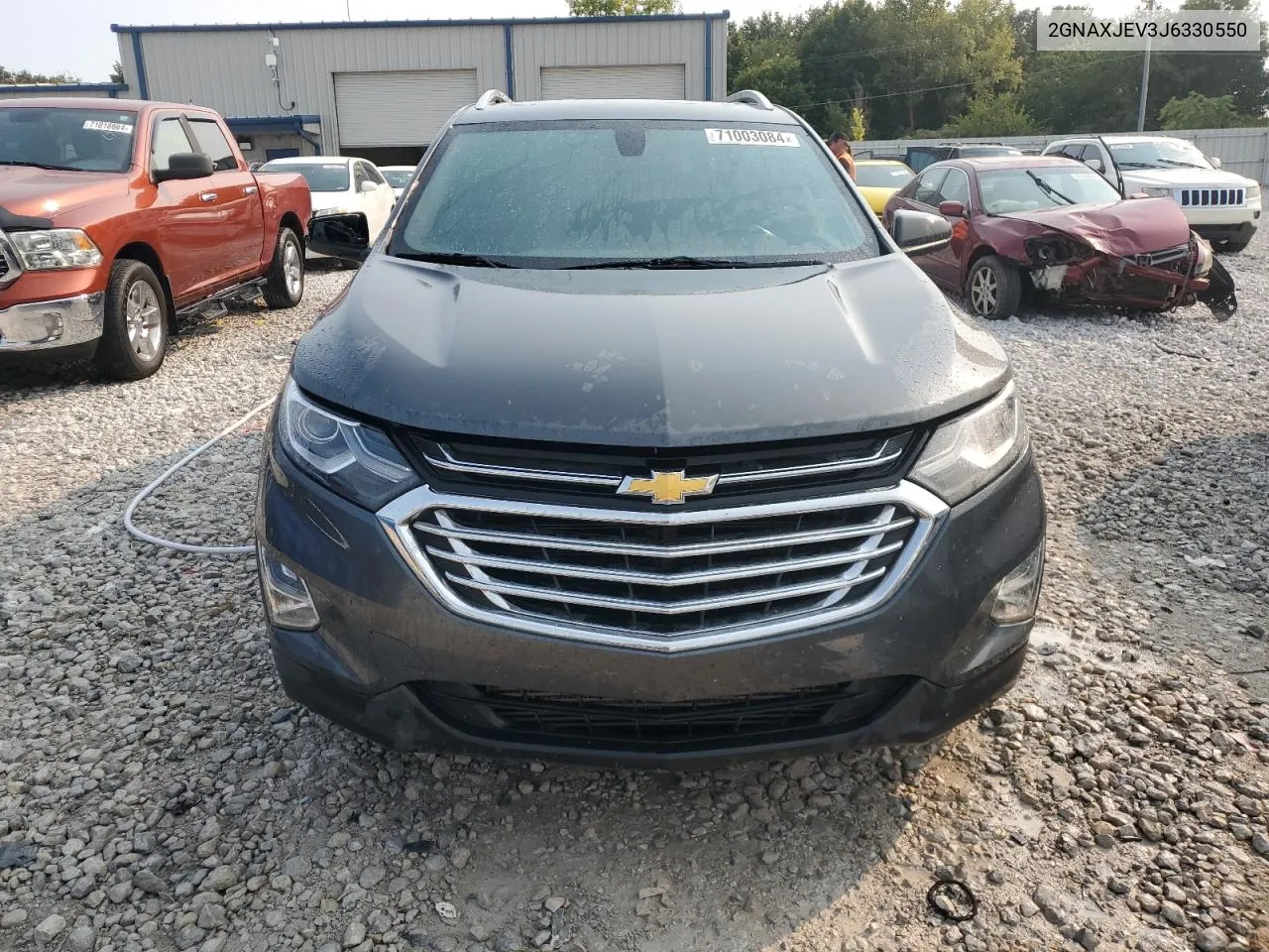 2018 Chevrolet Equinox Lt VIN: 2GNAXJEV3J6330550 Lot: 71003084